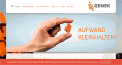 Desktop Screenshot of genek.de