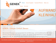 Tablet Screenshot of genek.de